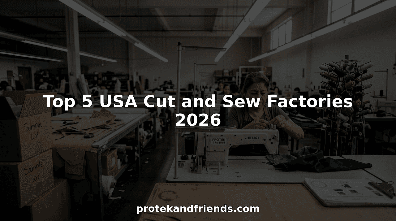 Top 5 USA Cut and Sew Factories 2026